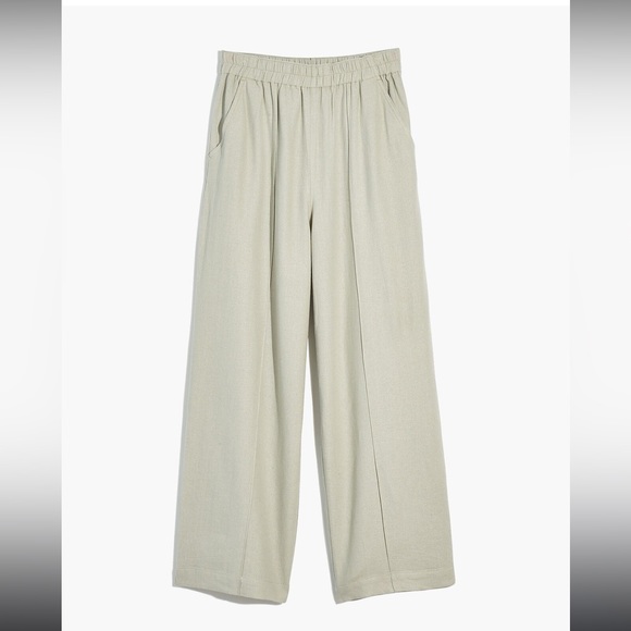 Madewell Set- Breezewoven Pull-On High-Rise Straight Pants XXS and Top S - Picture 2 of 5
